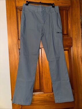 Eddie Bauer Slate Blue Boot-Cut Utility Pants